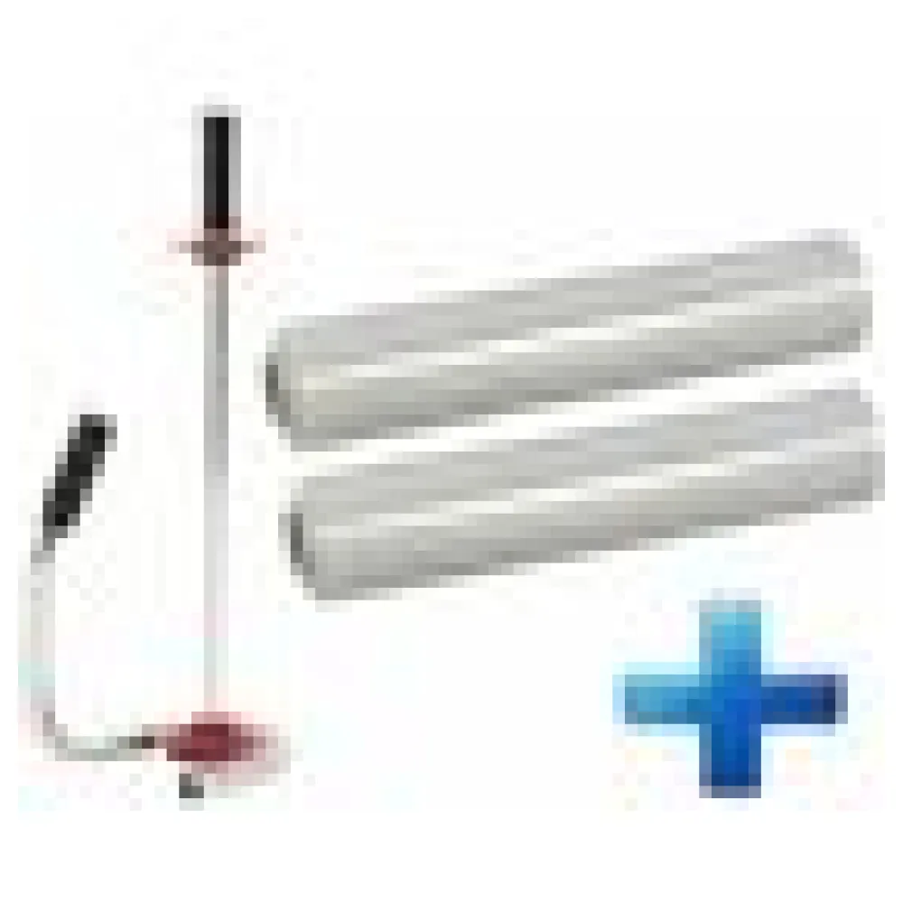 Sparset 2 Rollen Handstretchfolie Handwickelfolie 17my 50cm mit Abroller DE LUXE – Bild 4