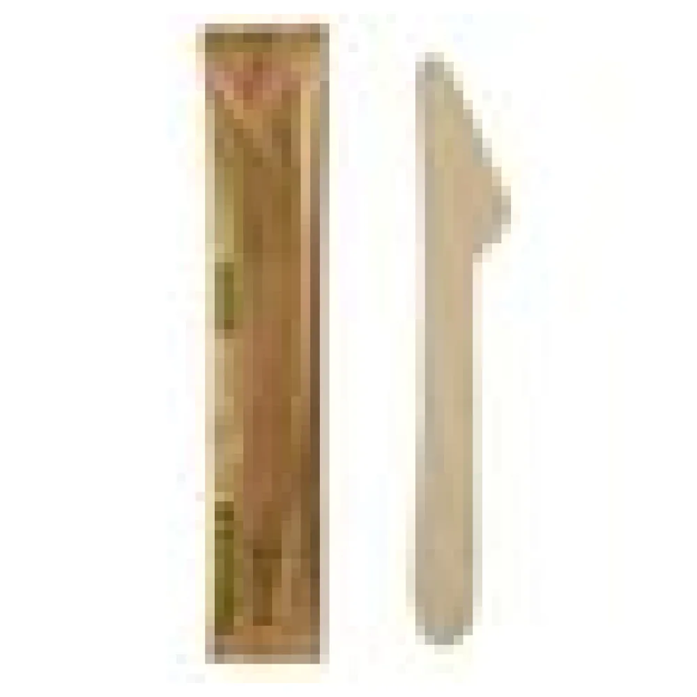 Holzmesser Messer aus Holz 165mm natur einzeln verpackt in Papierbeutel, 50 Stk. – Bild 4