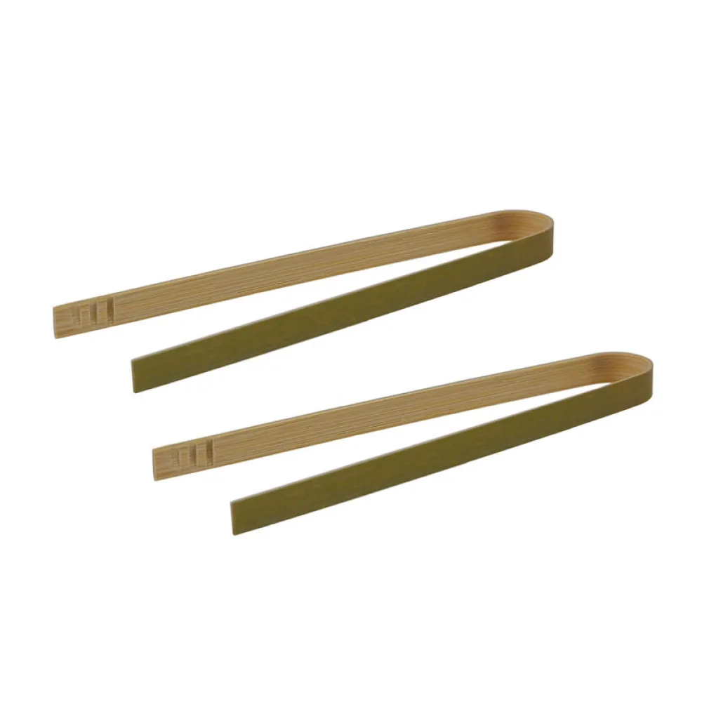 Fingerfood Zange aus Bambus, 16cm, 10 Stk. – Bild 2