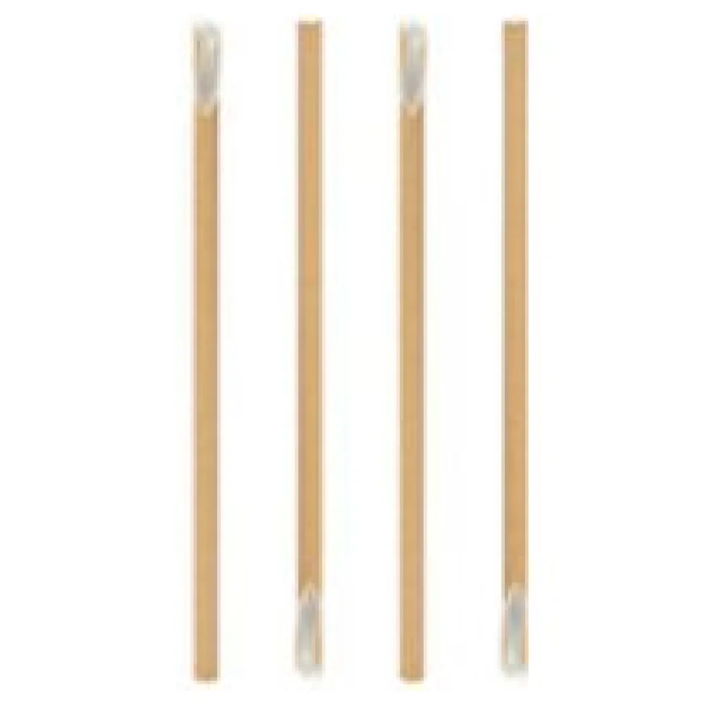 Trinkhalme aus Papier mit Löffel dick, braun natur O8mm 21cm, 50 Stk. – Bild 3