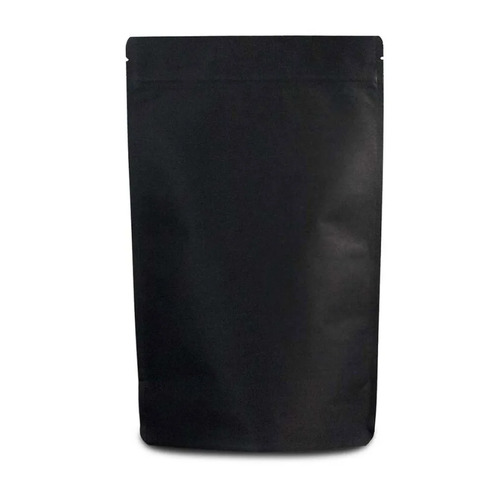 Standbodenbeutel Kraftpapier schwarz, 180x290x90mm, 1000ml, 500 Stk. – Bild 2