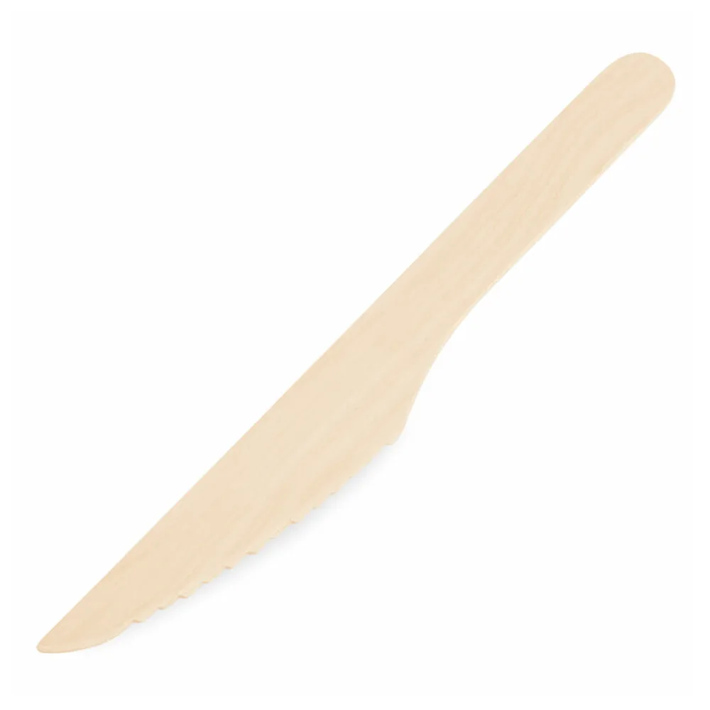 Holzmesser Messer aus Holz 160mm umweltfreundlich, 10 Stk. – Bild 2