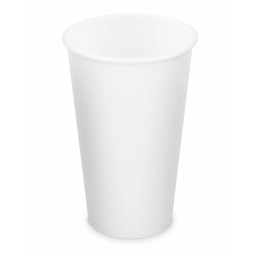 Heiß- und Kaltgetränkebecher Pappbecher weiß 400ml 510ml, O 90mm, 10 Stk. – Bild 2