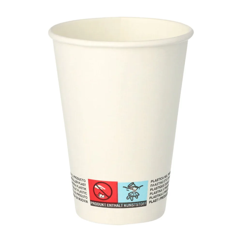 Automatenbecher Heißgetränke to go Pappbecher weiß 180 ml, 50 Stk. – Bild 2