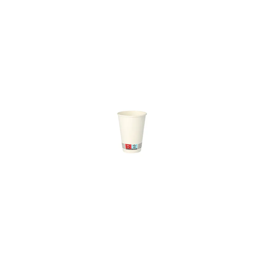 Automatenbecher Heißgetränke to go Pappbecher weiß 180 ml, 50 Stk.