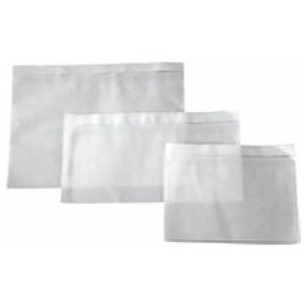 Dokumententaschen Begleitscheintaschen transparent DIN Lang 235x130mm, 1000 Stk. – Bild 3