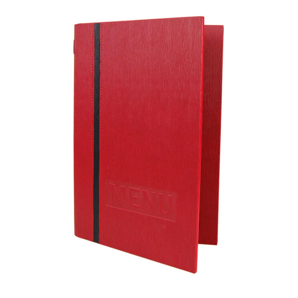 Speisekarte "Elegance", A5, rot, 8 Seiten, 1 Stk. – Bild 2