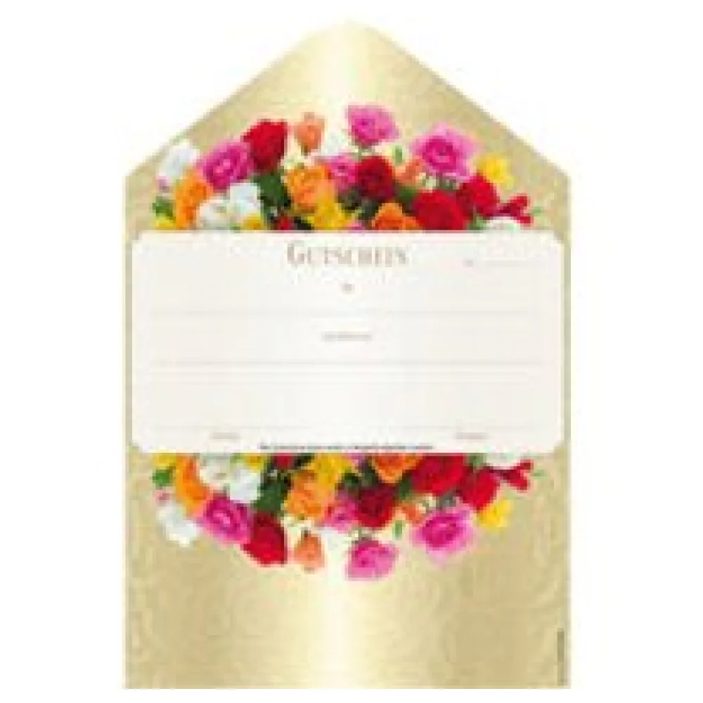 Geschenkgutschein "Rosen", 19x28.5cm, 25 Stk. – Bild 3