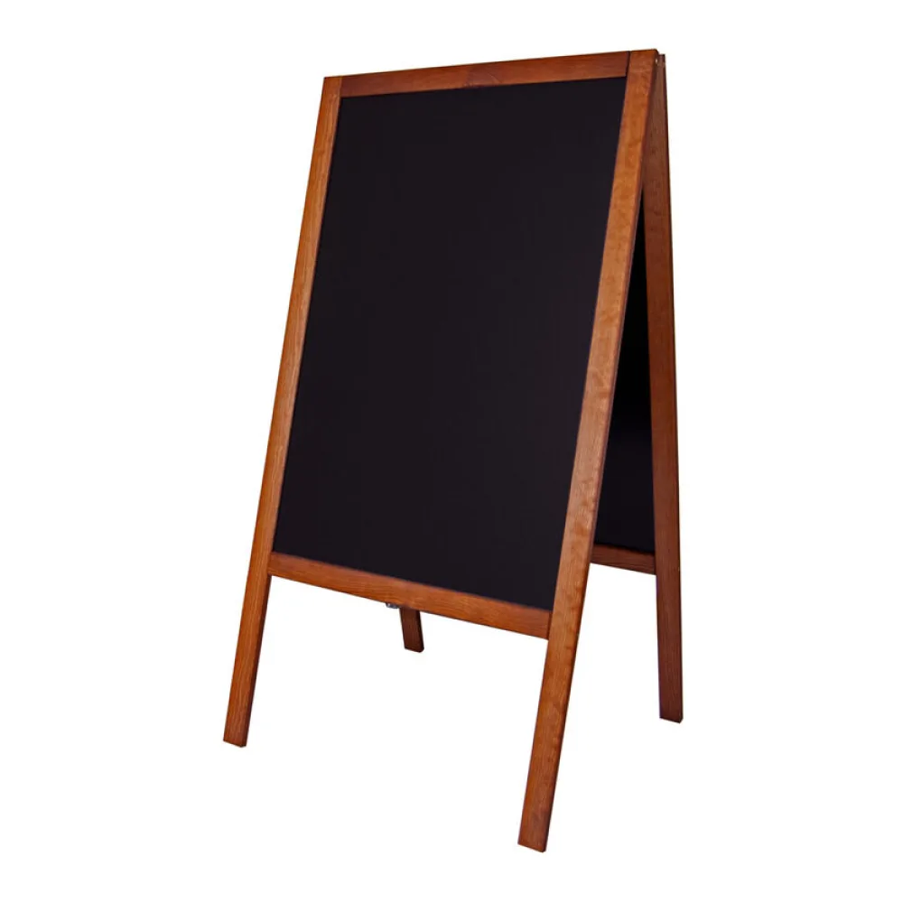 Gehweg-Kreidetafel, dunkelbraun, wasserfest, 61x118cm, 1 Stk. – Bild 2
