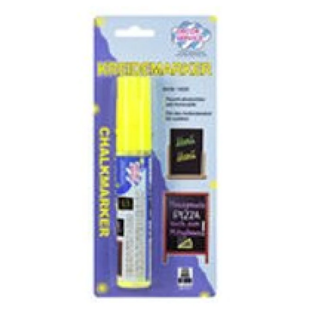 Kreidemarker gelb, Schreibbreite 3-15mm, 1 Stk. – Bild 3