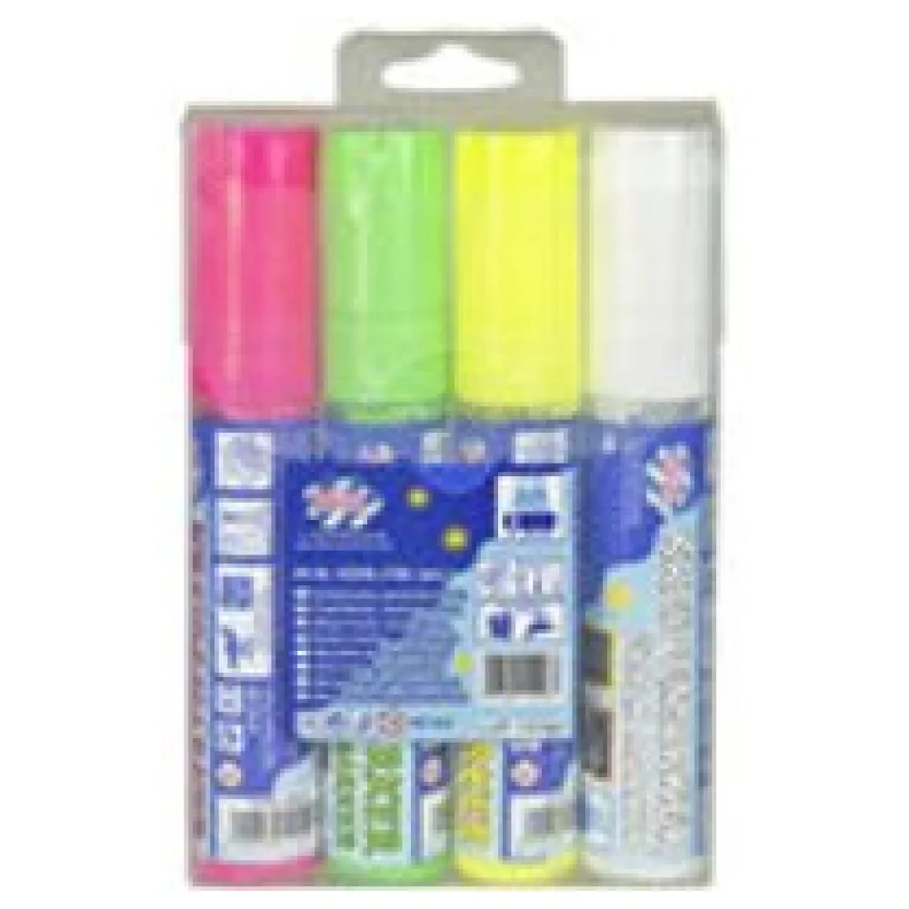 Kreidemarker 4 Farben gemischt, Schreibbreite 3-15mm, 4 Stk. – Bild 3