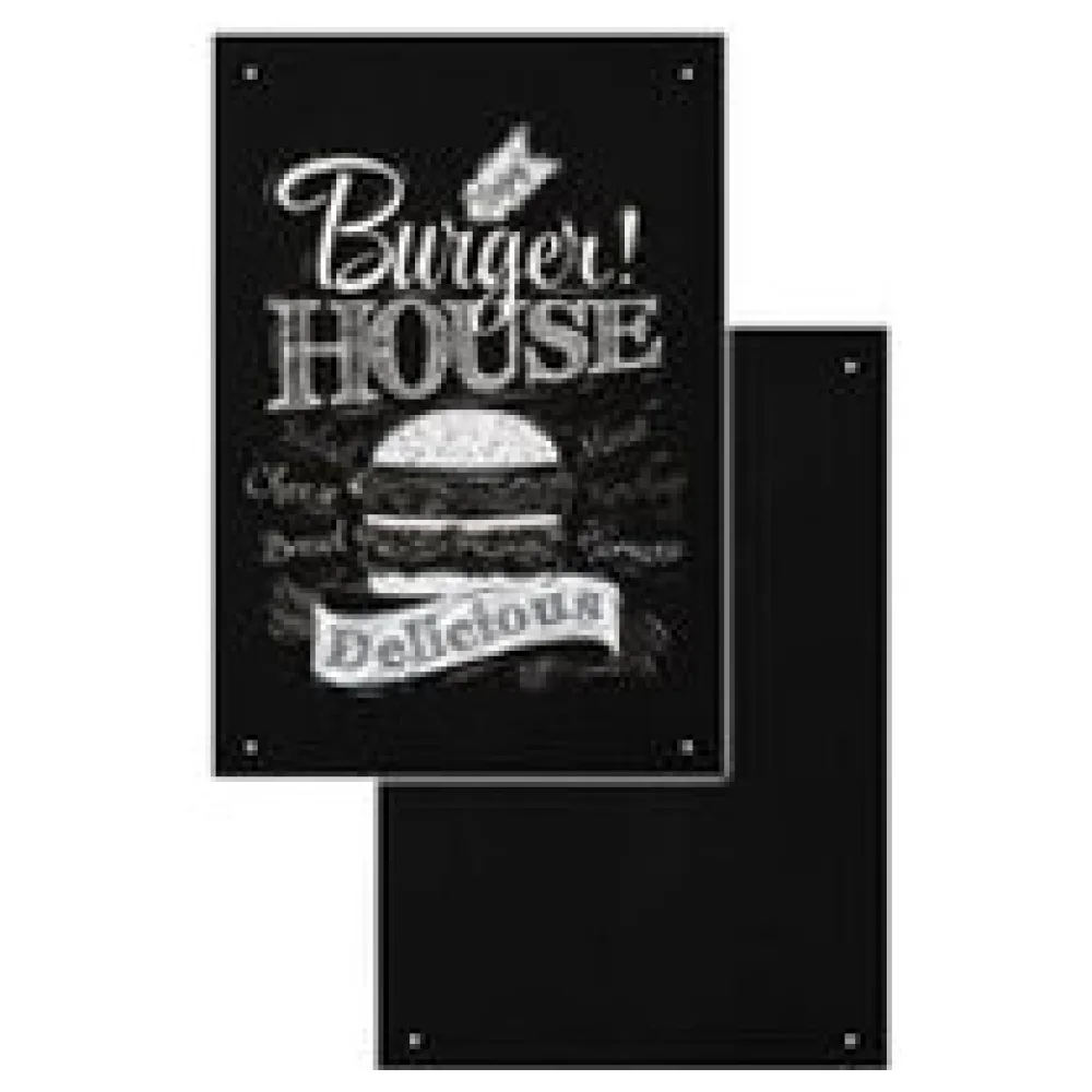 Wand-Kreidetafel ohne Rahmen, schwarz, 55x80cm, 1 Stk. – Bild 3