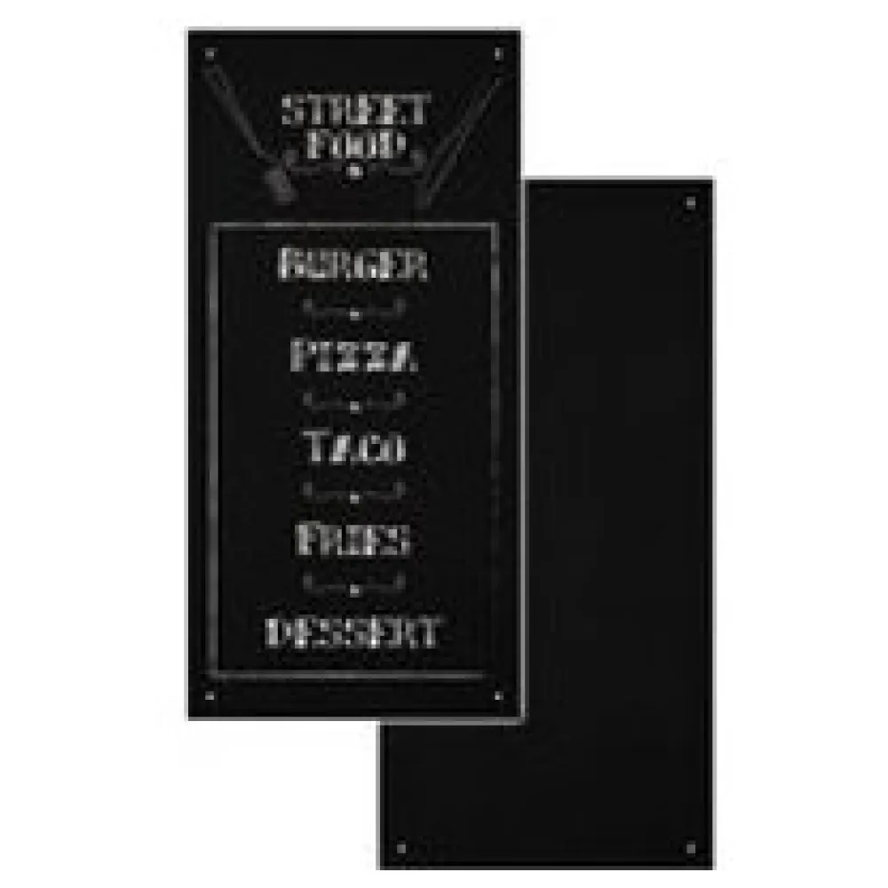 Wand-Kreidetafel ohne Rahmen, schwarz, 58x120cm, 1 Stk. – Bild 3