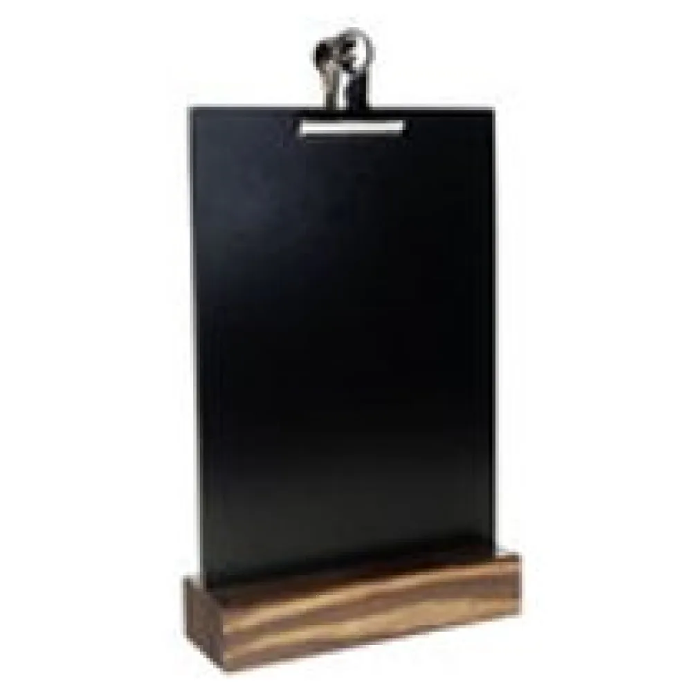Tisch-Kreidetafel mit Clip, dunkelbraun, A5, 1 Stk. – Bild 3