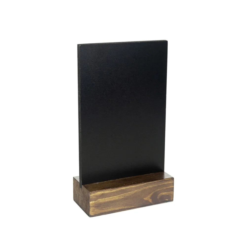 Tisch-Kreidetafel, dunkelbraun, A6, 1 Stk. – Bild 2