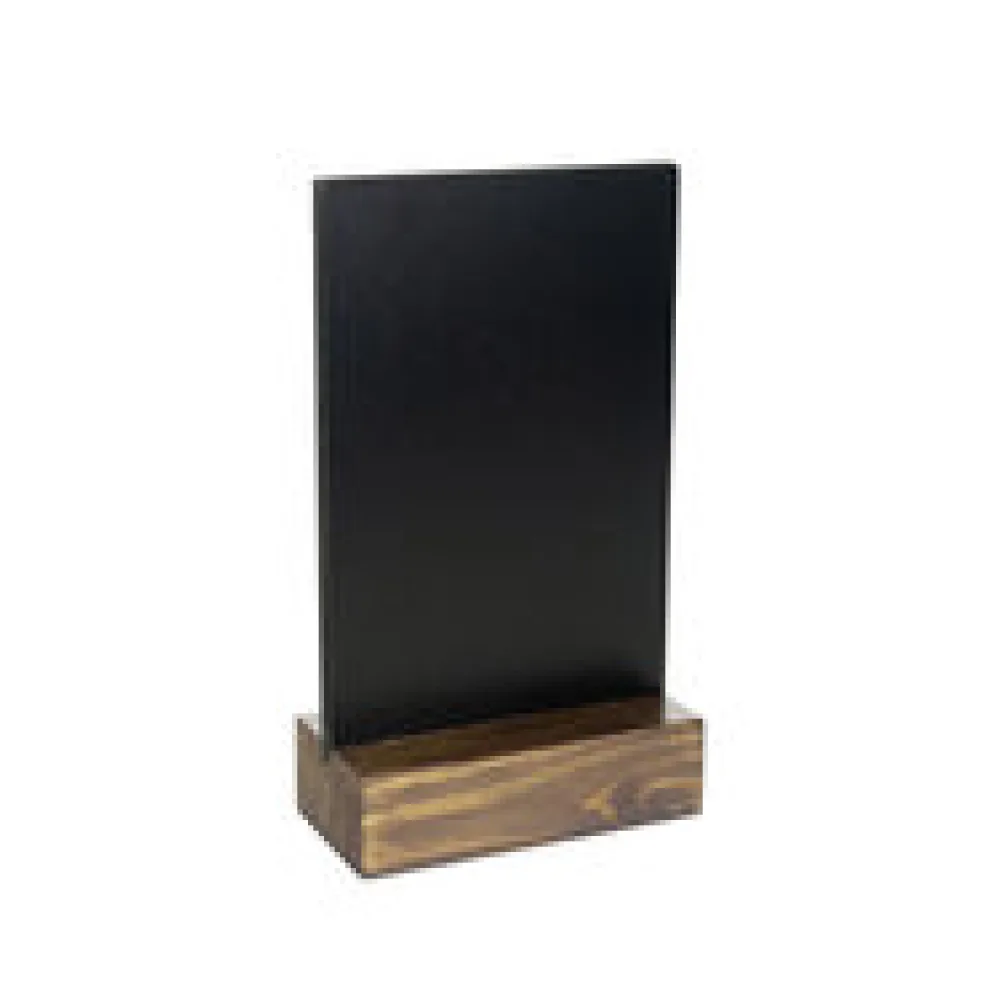 Tisch-Kreidetafel, dunkelbraun, A6, 1 Stk.