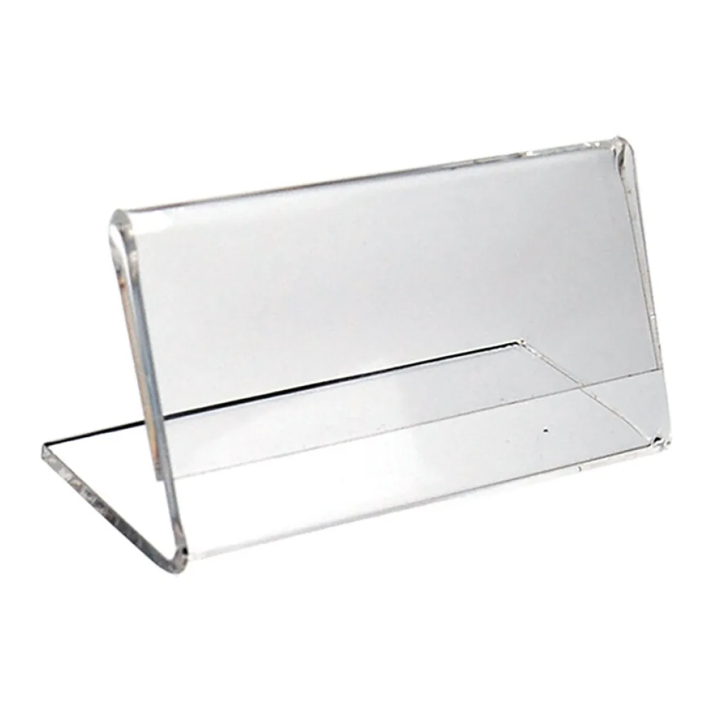 Tischaufsteller "L-Ständer" aus Acrylglas, 7.4x3.8cm, 1 Stk. – Bild 2
