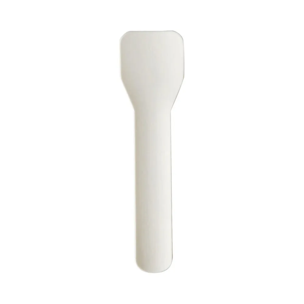 'pure' Eislöffel Eisspatel Papier Karton FSCR 9,5 cm weiss, 100 Stk. – Bild 2