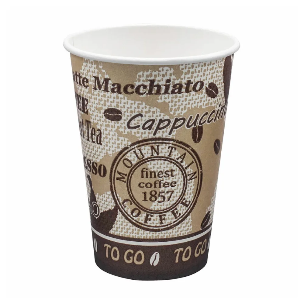 Automatenbecher Kaffeebecher 70,3mm O 'Coffee Mountain' 150 ml 100 Stk. – Bild 2