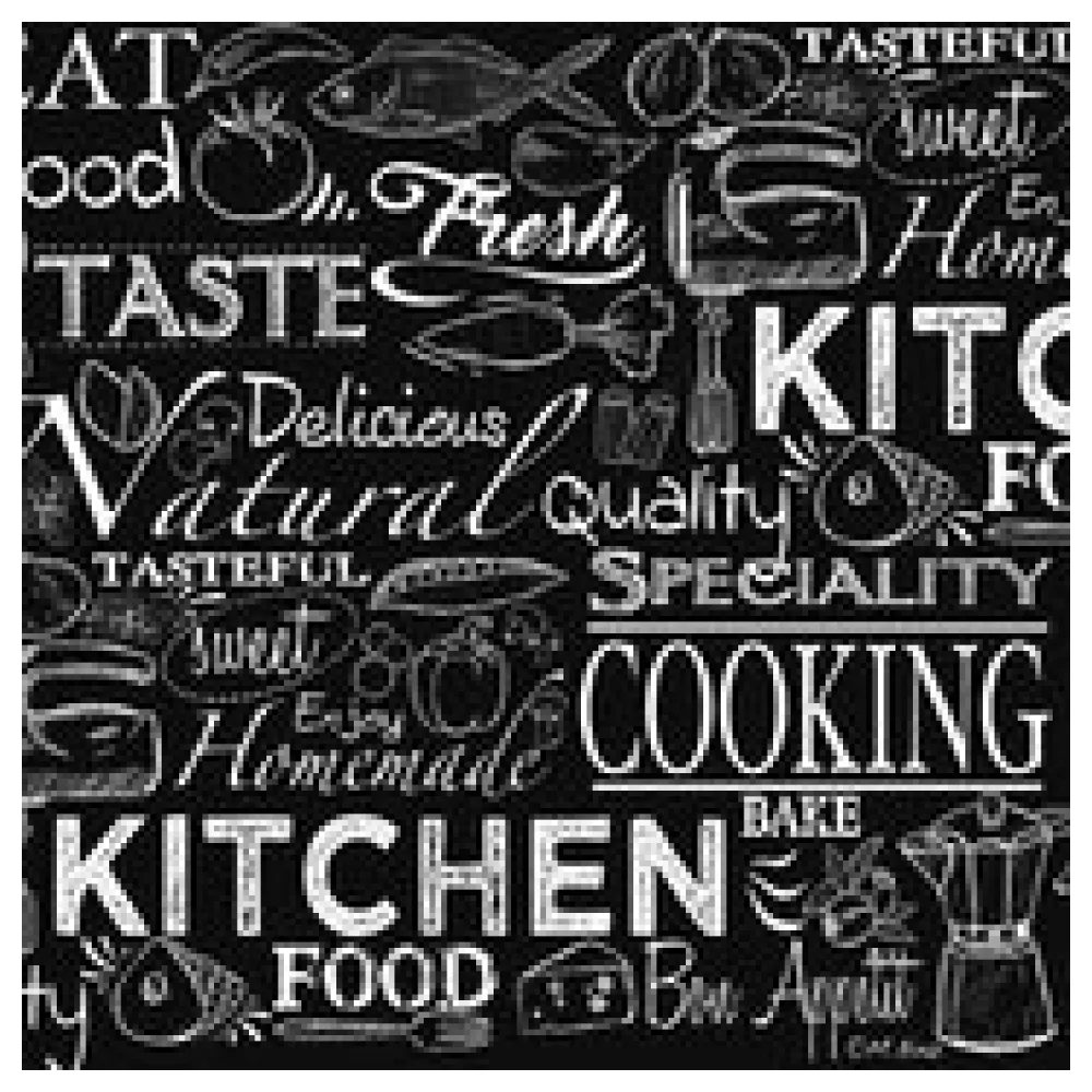 Motivservietten 3-lagig 33x33cm FSCR 'Kitchen Fresh Food Quality', 20 Stk.