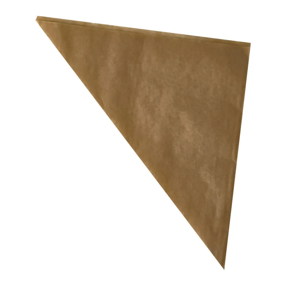 Spitztüten Pergamentersatz fettdicht 23x23x33cm 250gr. braun, 100 Stk. – Bild 2