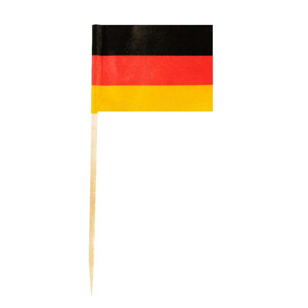 Flaggenpicker Fahnenpicker Deko-Picker Land 'Deutschland', 50 Stk. – Bild 2