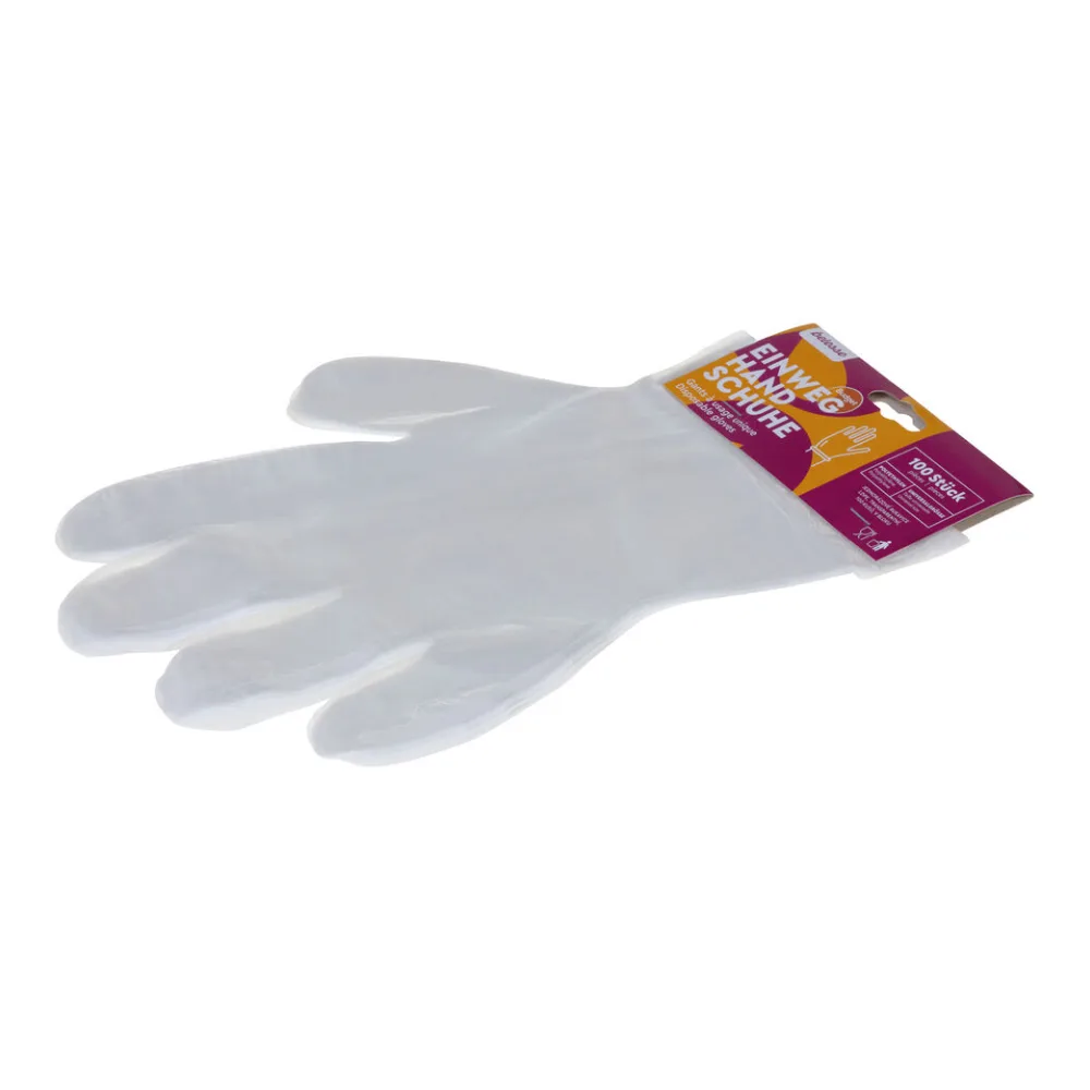 Tankhandschuhe Einweghandschuhe aus LDPE geblockt, universal passend, 100 Stk. – Bild 2