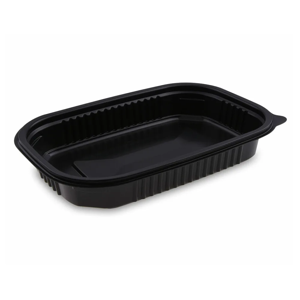 Mikrowellenschale schwarz 'M' 750 ml - 22x15x 3,5 cm, 50 Stk. – Bild 2