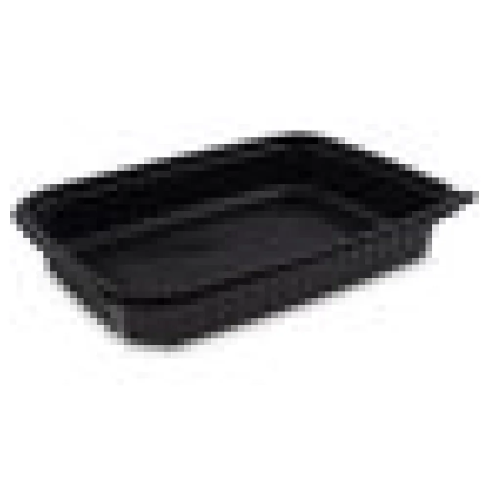 Mikrowellenschalen schwarz 'L' 1200 ml - 25x18,5x4cm, 50 Stk. – Bild 4