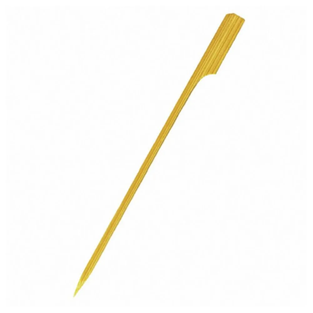 Fingerfood-Spieße aus Bambus FLAGGE NATUR 200mm stabil und splitterfrei 250 Stk. – Bild 2