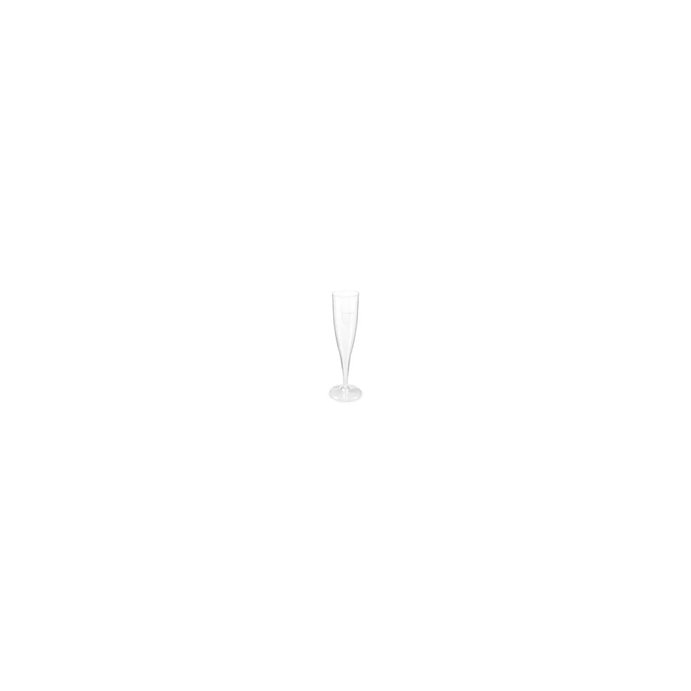 Einweg-Sektglas Champagnerglas 100ml, PS, 1 tlg., transparent glasklar, 10 Stk.