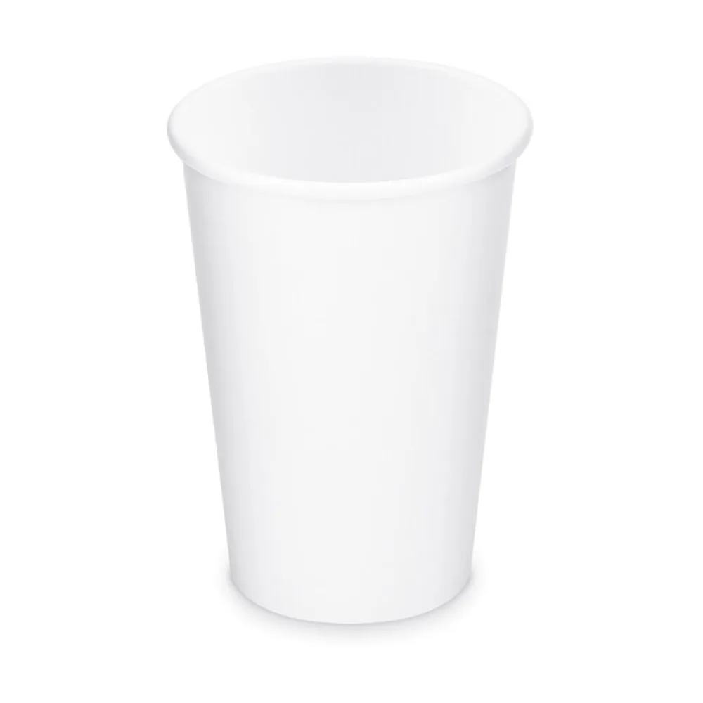 Heiß- und Kaltgetränkebecher Pappbecher weiß 250ml 330ml, O 80mm,10 Stk. – Bild 2