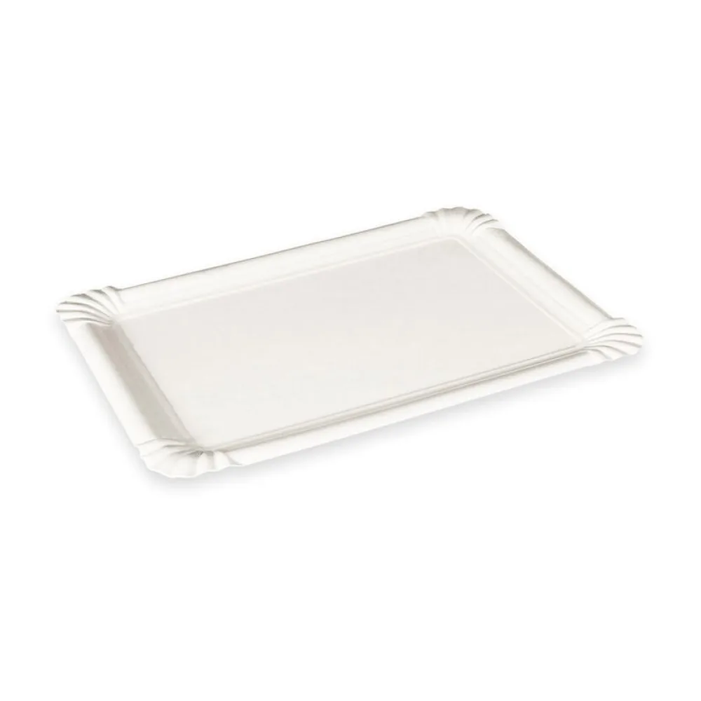 BIONATURE Pappteller aus Frischfaser 17 x 11 cm fettdicht weiß, 250 Stk. – Bild 2