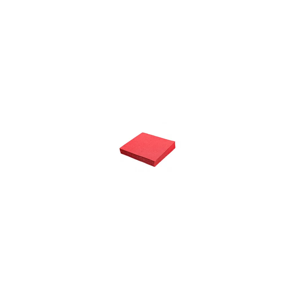 Servietten 33 x 33 cm 1/4 -Falz 3-lagig rot, 20 Stk.