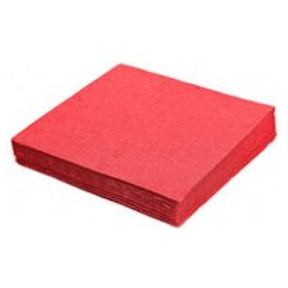 Servietten 33 x 33 cm 1/4 -Falz 3-lagig rot, 20 Stk. – Bild 3