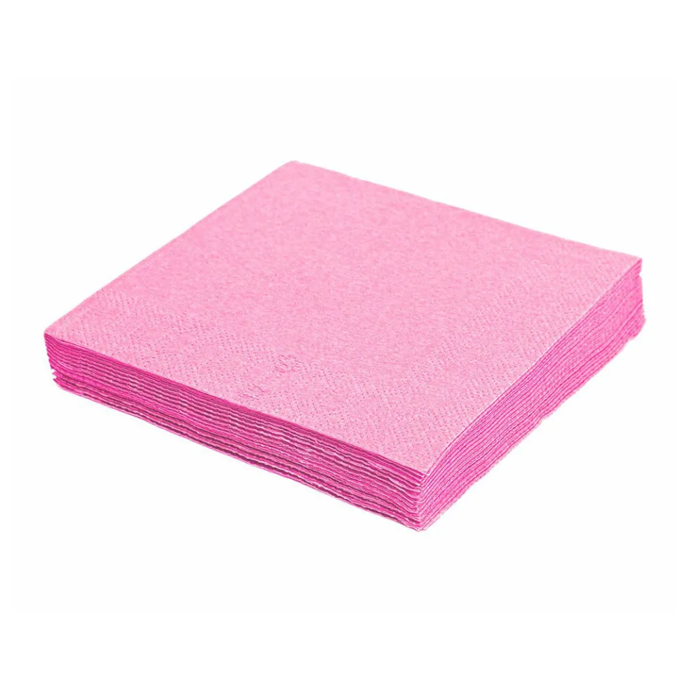 Servietten 33 x 33 cm 1/4 -Falz 3-lagig rosa, 20 Stk. – Bild 2