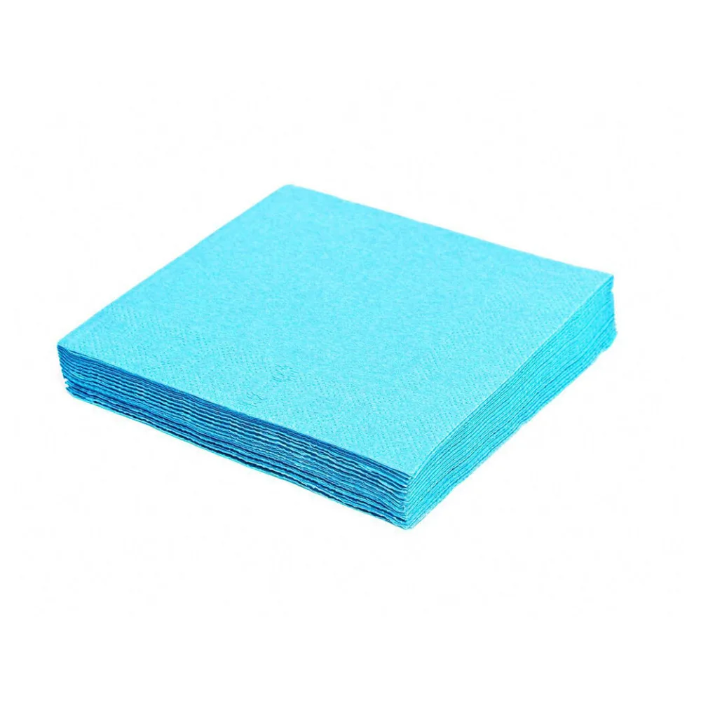 Servietten 33 x 33 cm 1/4-Falz 3-lagig hellblau, 20 Stk. – Bild 2