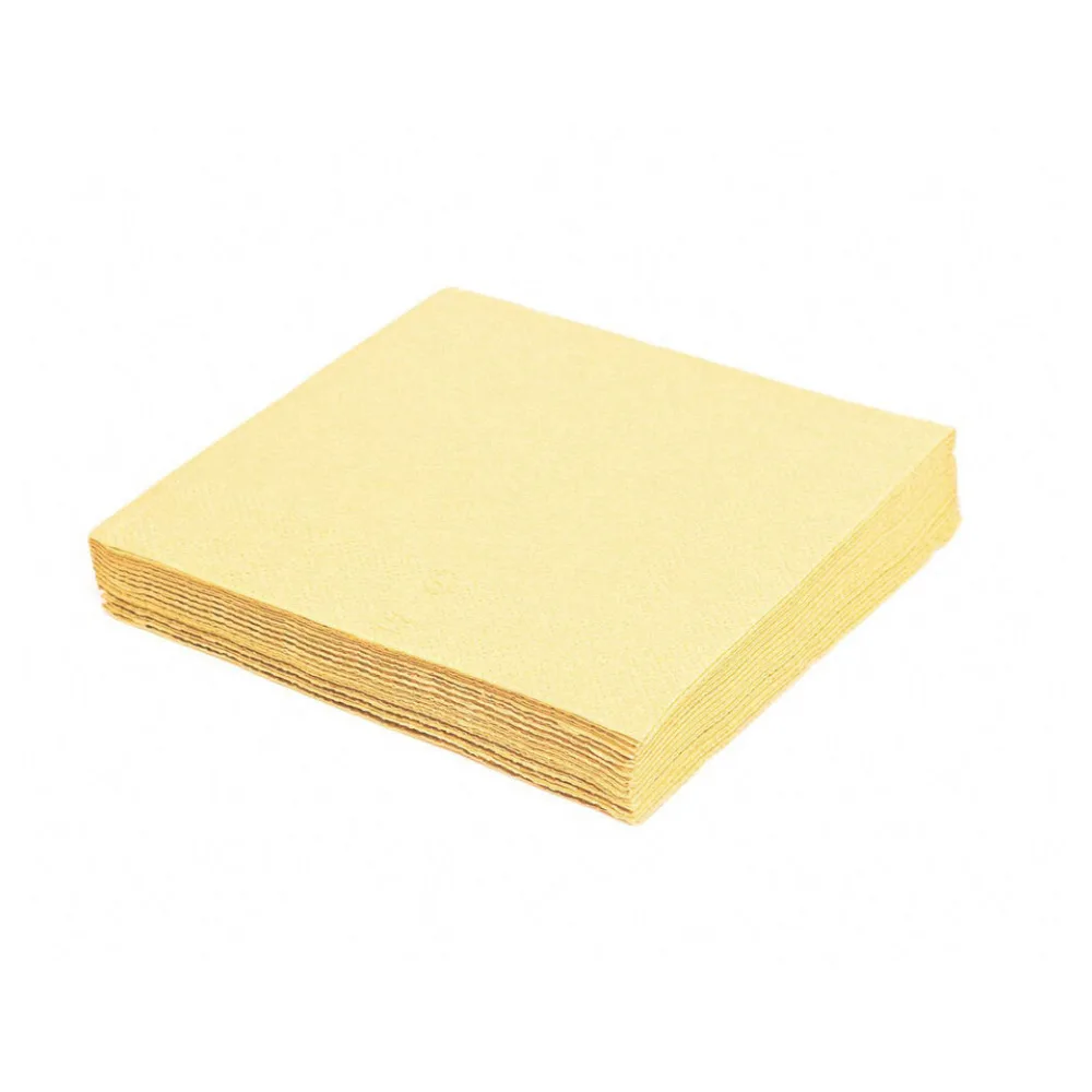 Servietten 33 x 33 cm 1/4-Falz 3-lagig champagner, 20 Stk. – Bild 2