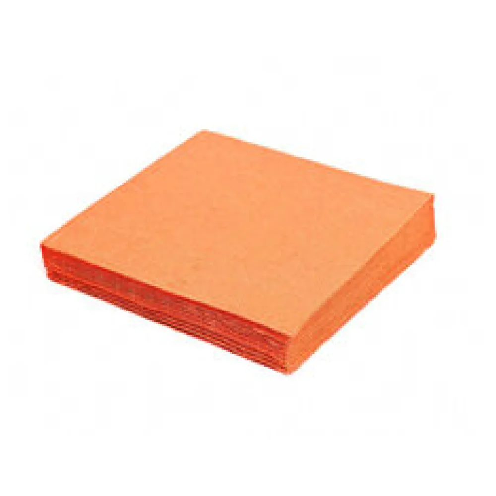 Servietten 33 x 33 cm 1/4-Falz 3-lagig orange, 20 Stk.