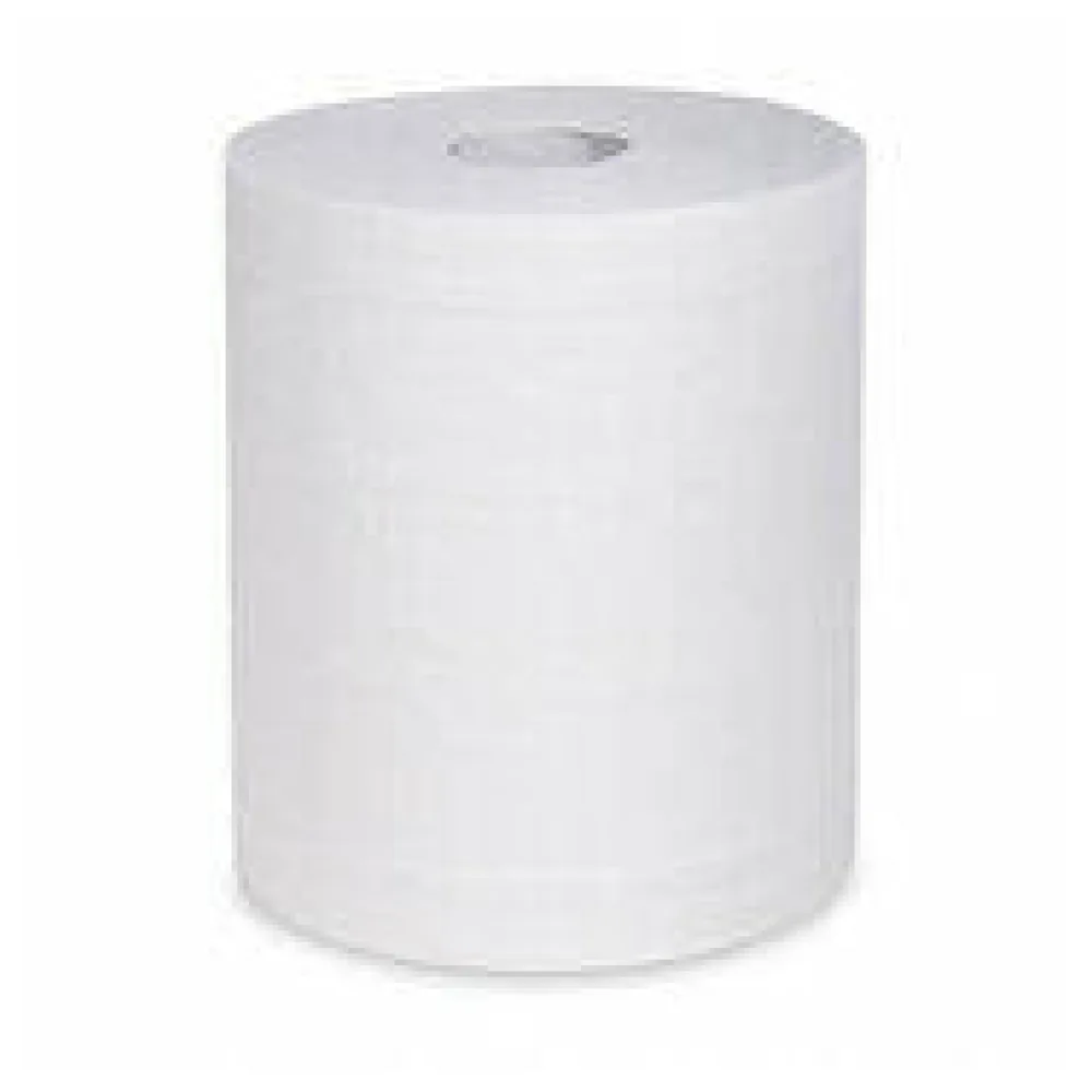 Putztuchrolle perforiert 100% Zellstoff 2-lagig O 19 x 22 cm x 160m weiß, 6 Stk.