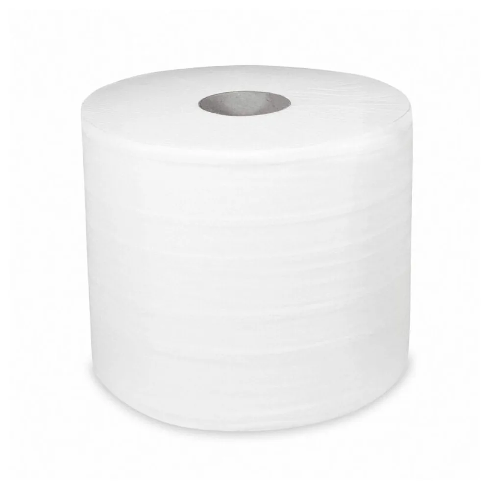 Industrie-Putztuchrolle geprägt Tissue 2-lagig O 27 x 38cm x 304m weiß, 2 Stk. – Bild 2