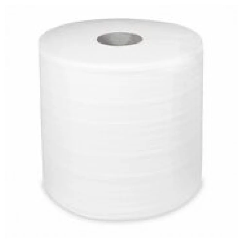 Industrie-Putztuchrolle glatt Tissue 2-lagig O 27 x 26cm x 304m weiß, 2 Stk.