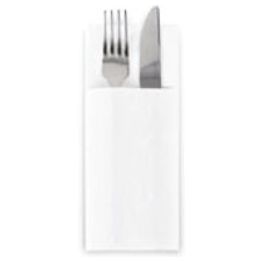 Servietten Bestecktaschen 32 x 40 cm 1/8 -Falz AIRLAID Stoffähnlich, 50 Stk. – Bild 3