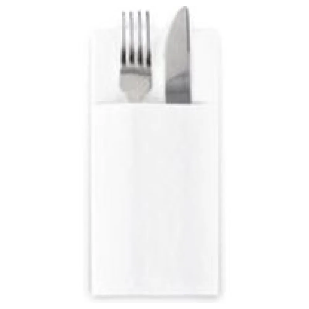 Servietten Bestecktaschen 39 x 40 cm 1/8 -Falz AIRLAID Stoffähnlich, 50 Stk. – Bild 3