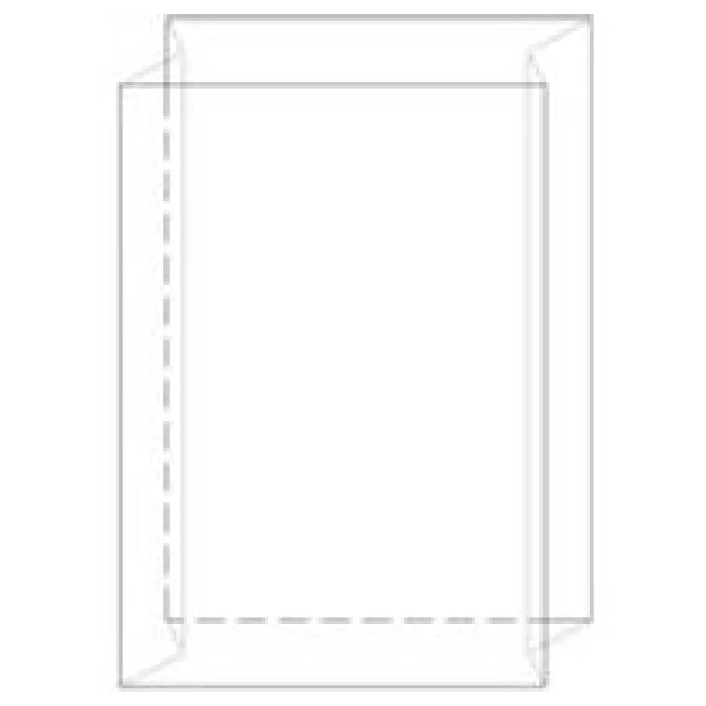 Seitenfaltensack 700+600x1500mm (500 Liter) LDPE transparent trüb, 50 my – Bild 3