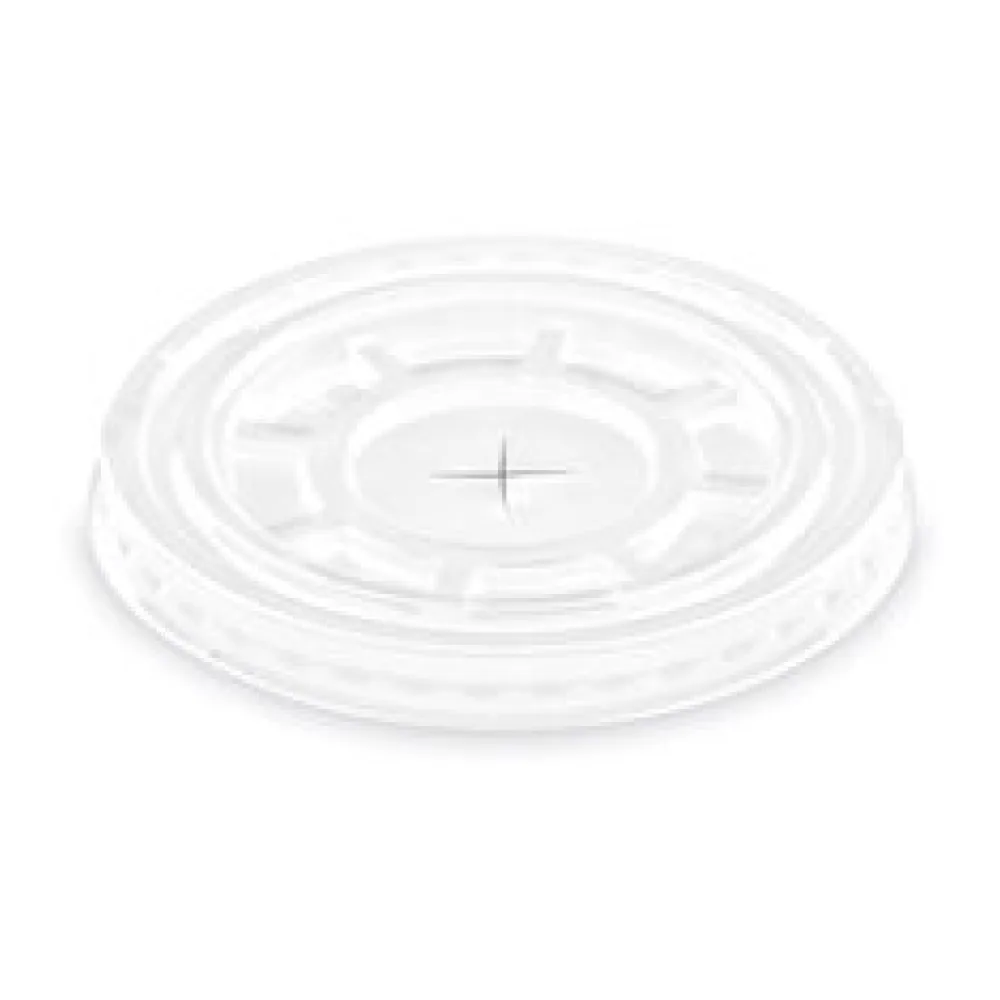 Deckel mit Kreuzschlitz für PS Brillant klare Trinkgläser O 95 mm, 50 Stk.