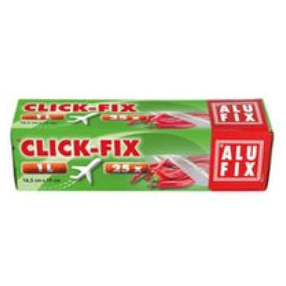 Click-Fix 1 Liter Flugbeutel Haushaltsbeutel 16,5 x 19 cm mit Doppel-Druckverschluss 25 Stk. – Bild 3