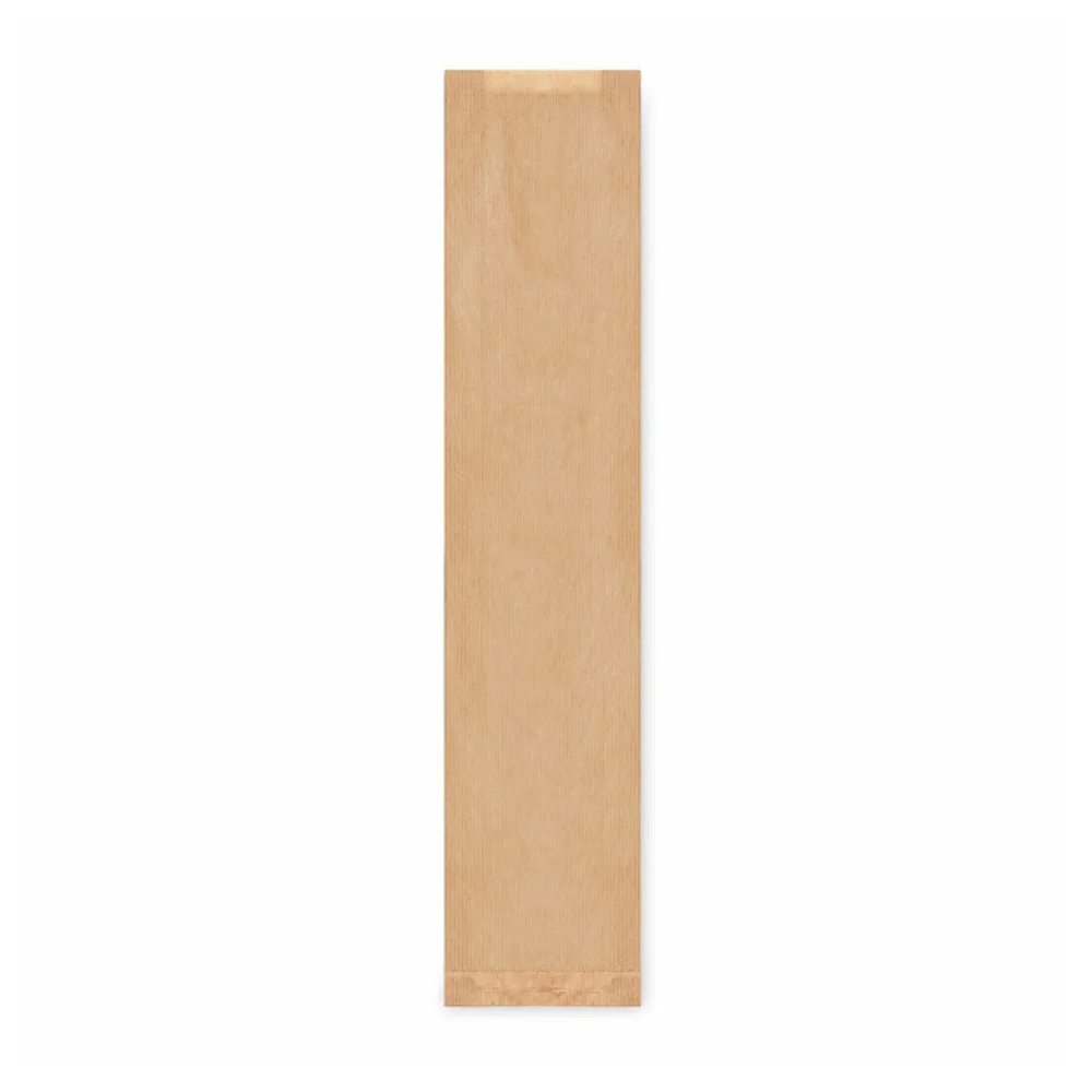 Papierfaltenbeutel Papiertüten braun für Baguettes 12 + 5 x 59 cm, 1000 Stk. – Bild 2