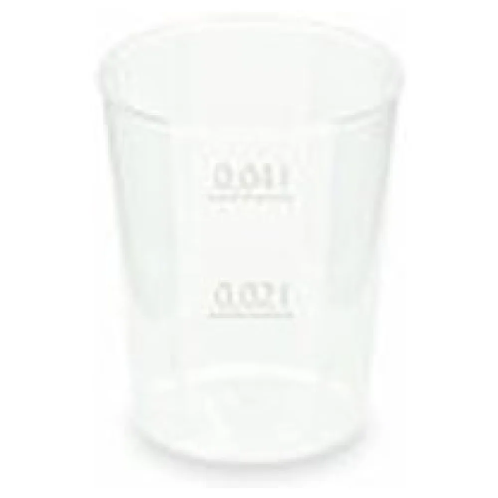 Mehrwegbecher Pfandbecher Shotglas Schnaps PP Eichstriche 2 cl 4 cl, 50 Stk. – Bild 3