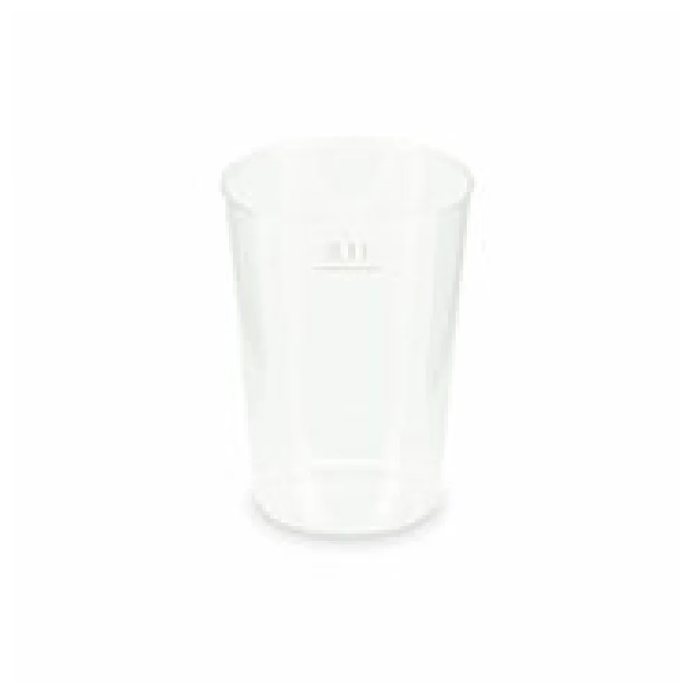 Mehrwegbecher Pfandbecher transparent PP Eichstrich 0,1 l O 5,5 cm, 40 Stk.